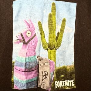 3/$10 MAD Engine T-Shirt 14/16 Fortnite Llama Piñata Black